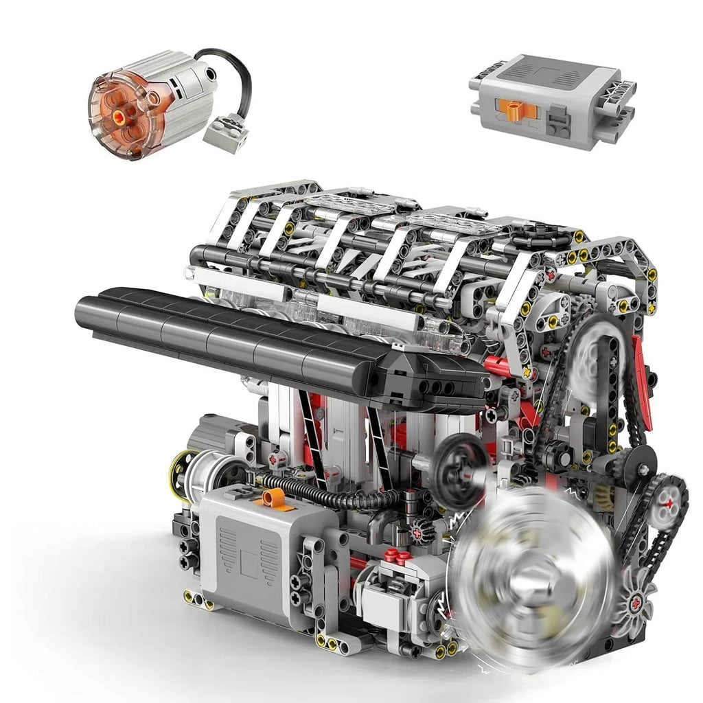 Mould King L4 Casoline Engine Building Blocks Kit - 1787Pcs