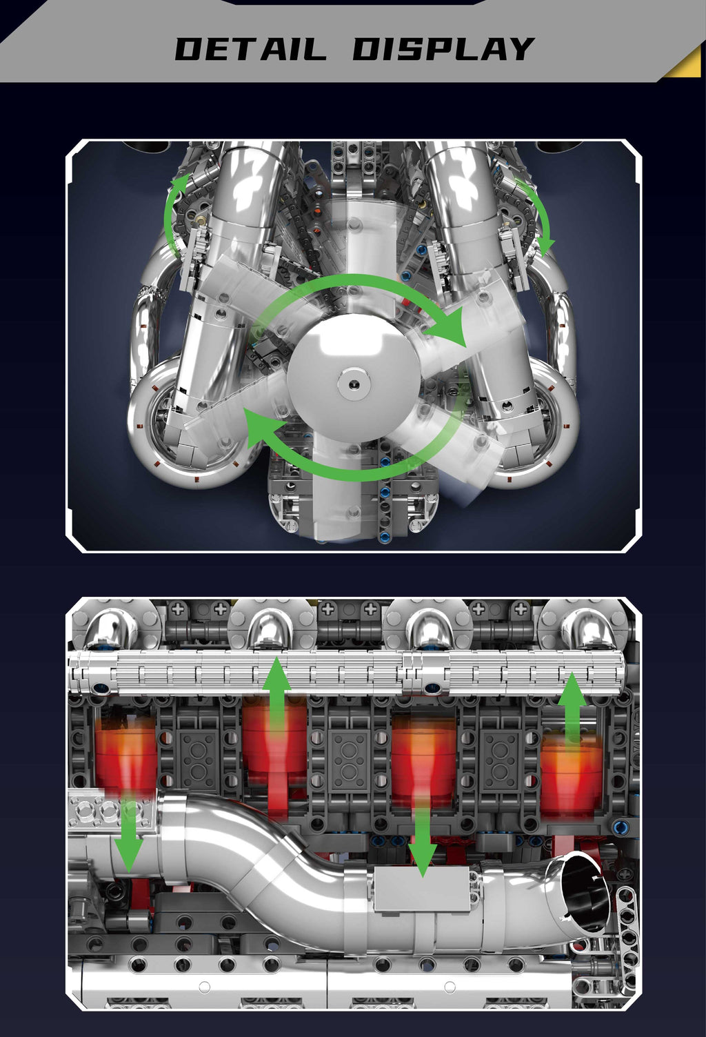 5.5L V8 Twin Turbo Engine - 2899Pcs