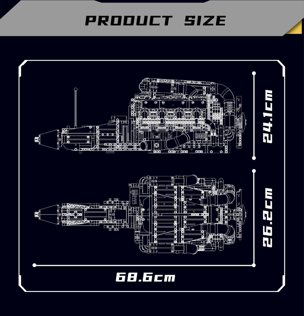 5.5L V8 Twin Turbo Engine - 2899Pcs