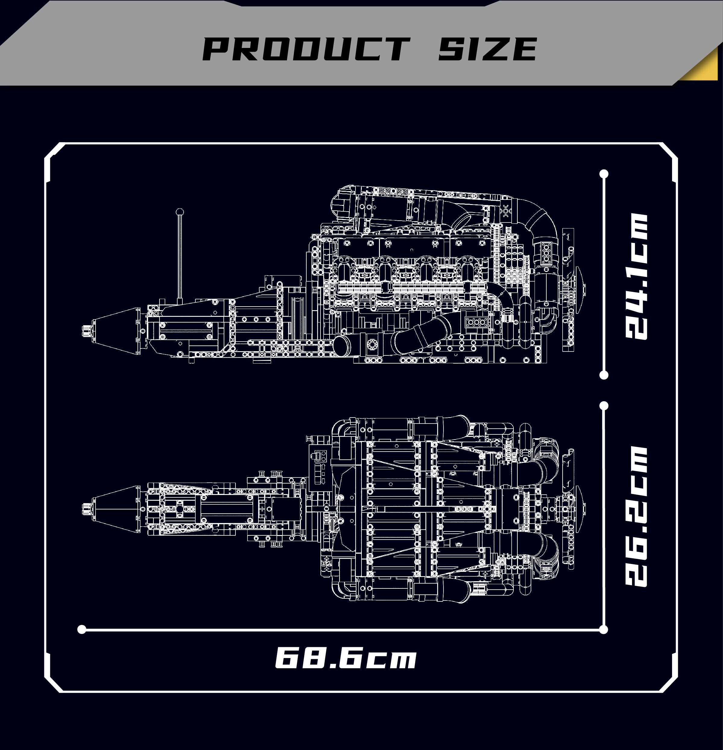5.5L V8 Twin Turbo Engine - 2899Pcs