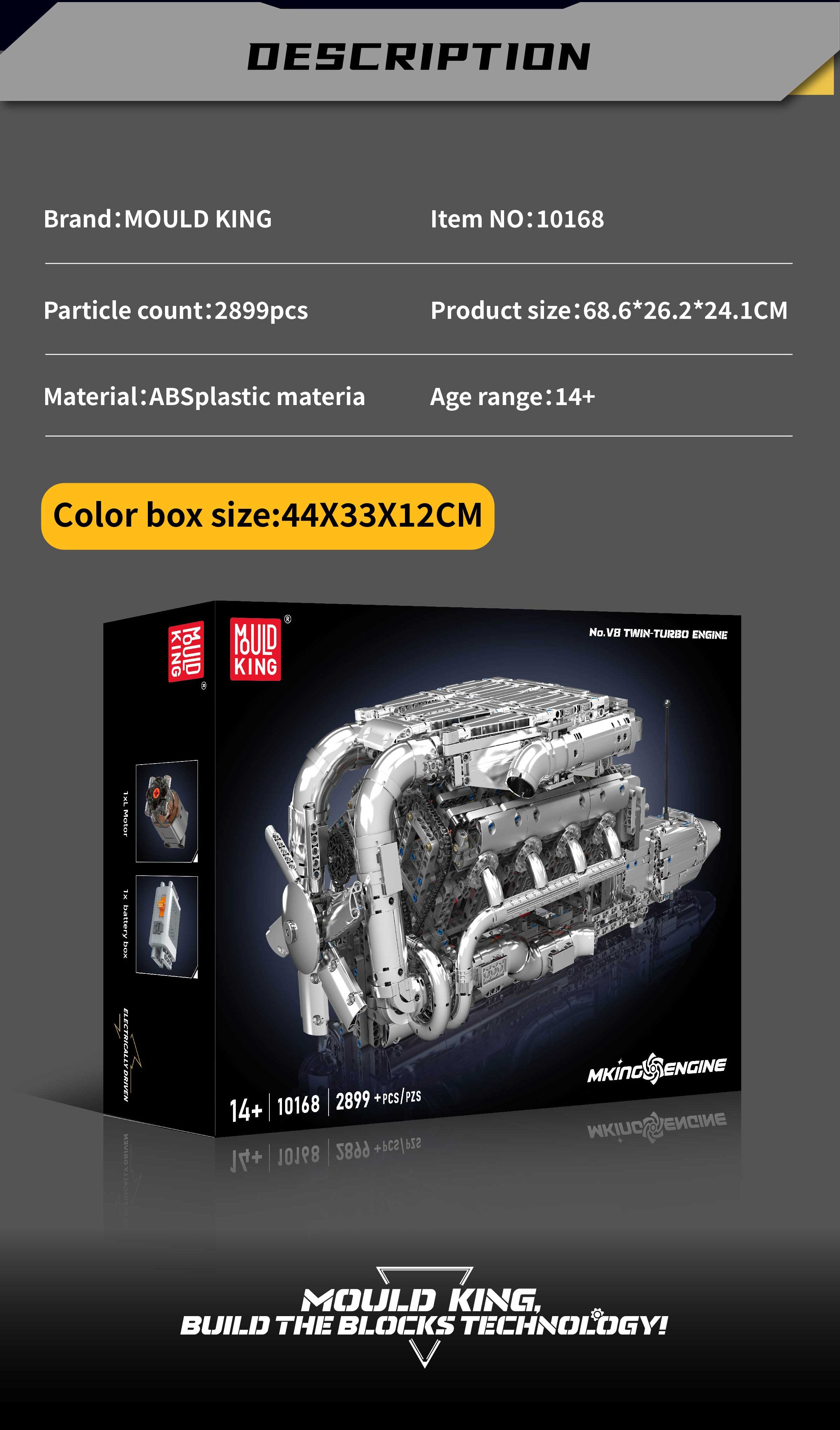 5.5L V8 Twin Turbo Engine - 2899Pcs
