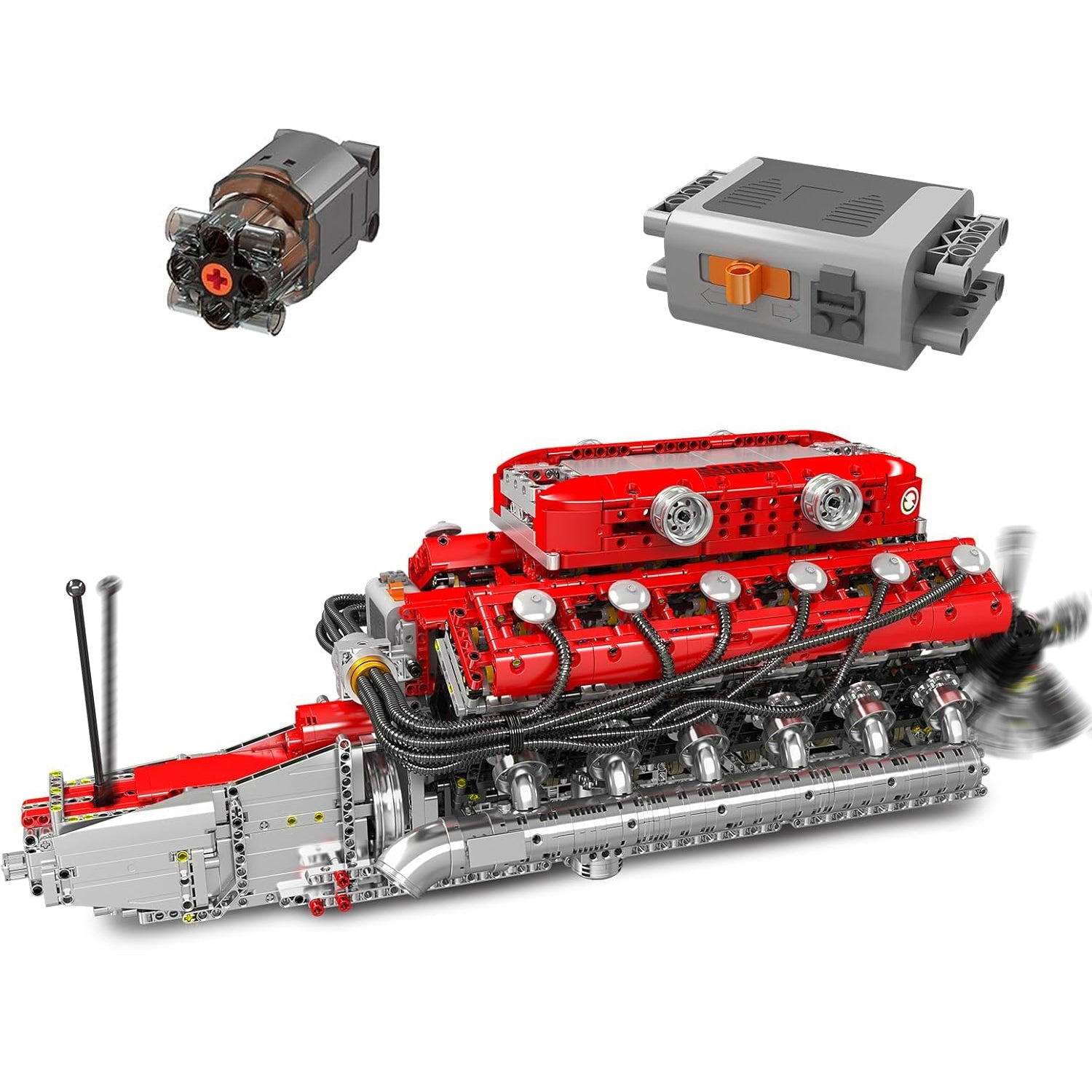 Mould King Lambo V12 Engine Building Sets - (3472 Pieces)