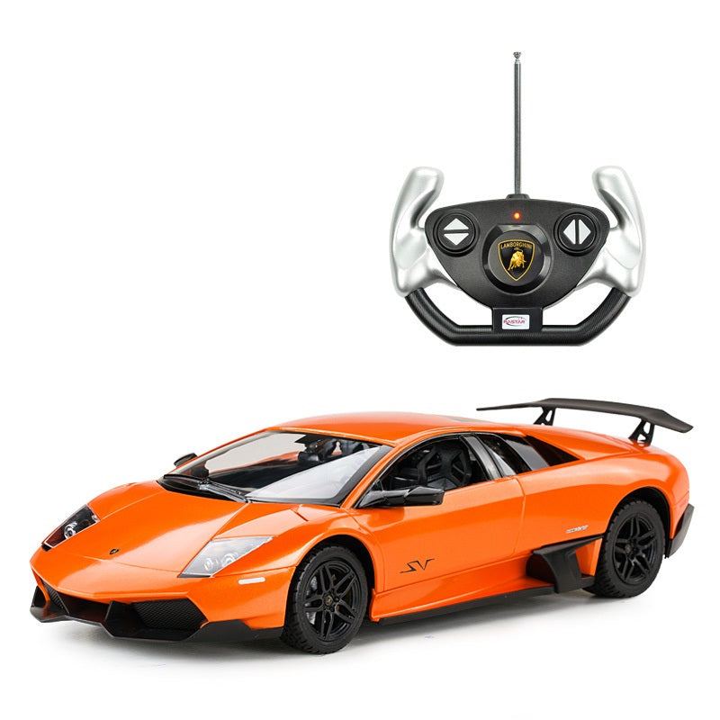 Lamborghini Murcielago LP670-4 RC Car 1/14 Scale Licensed Remote Control Toy Car with Working Lights by Rastar