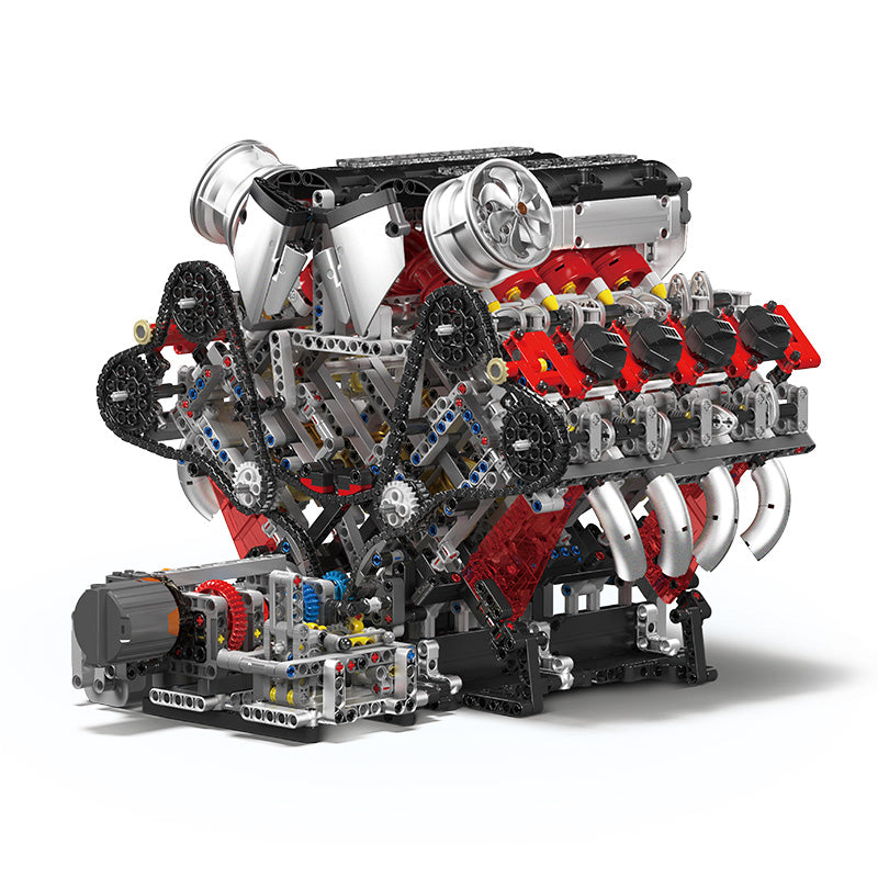 Mould King F488 3.9L V8 Engine - 2718Pcs