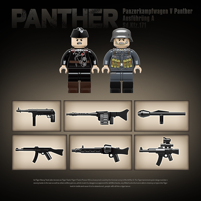 Pantehr V Tank - 472Pcs