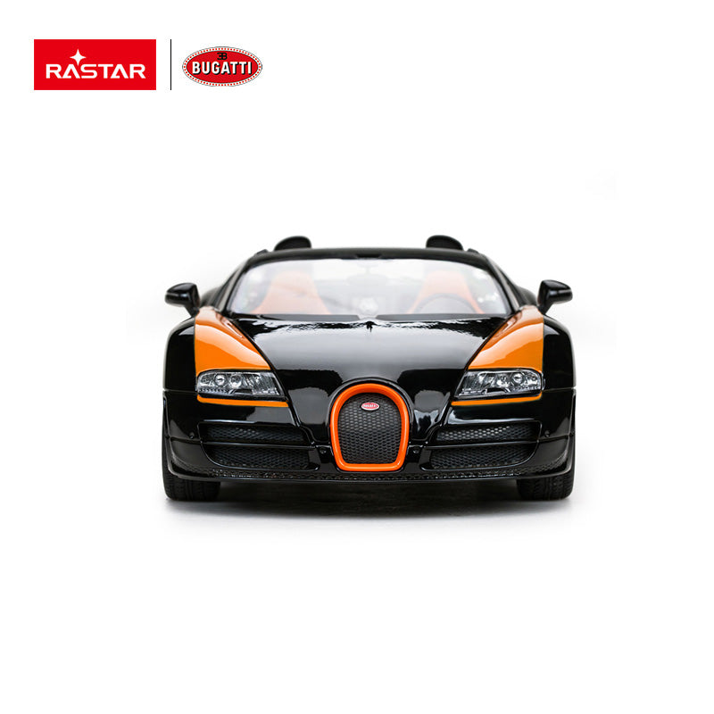 【DIECAST】Rastar 1/18 Scale Model 43900 - Bugatti Veyron 16.4 Grand Sport Vitesse - Black - Voltz Toys