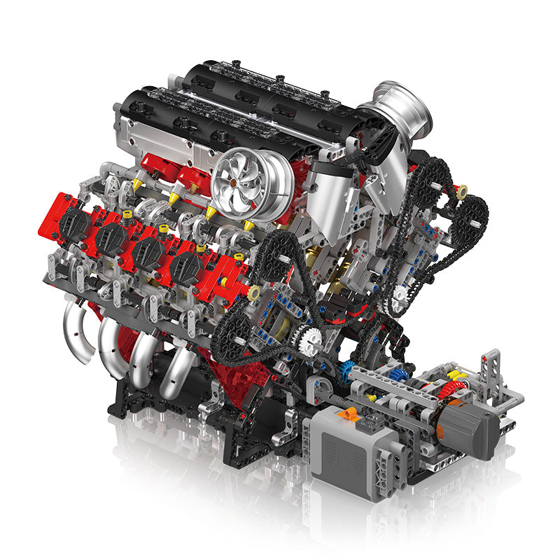 Mould King F488 3.9L V8 Engine - 2718Pcs