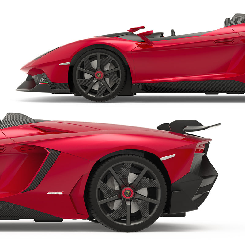 Lamborghini Aventador J RC Car 1/12 Scale Licensed Remote Control Toy Car with Working Lights by Rastar