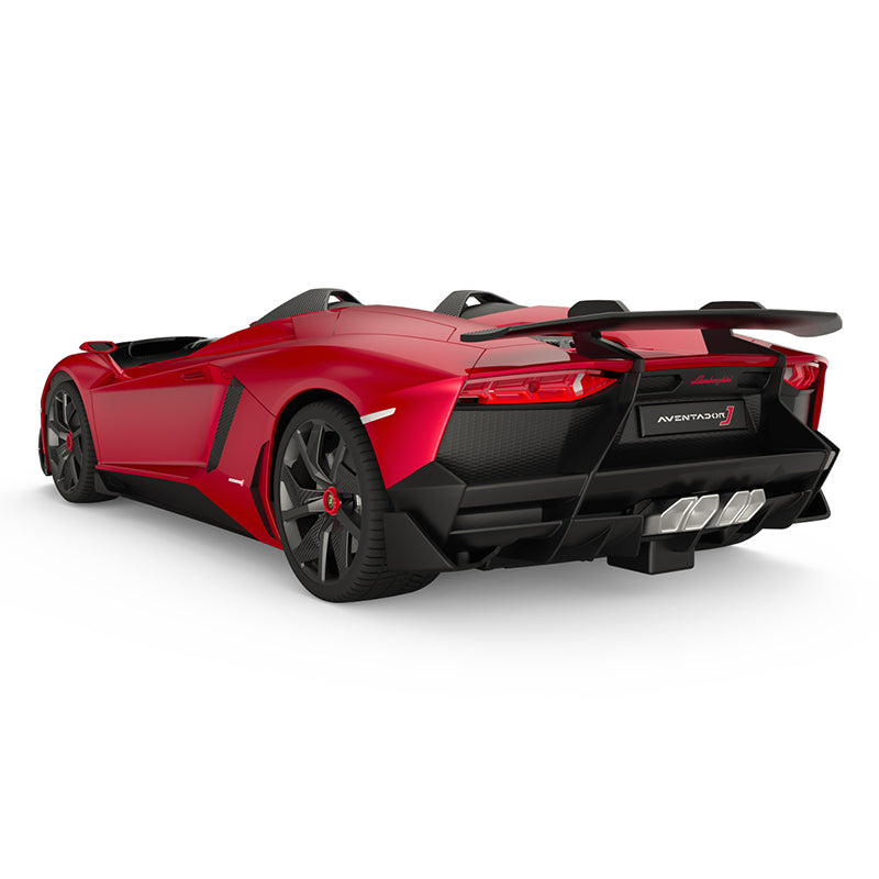 Lamborghini Aventador J RC Car 1/12 Scale Licensed Remote Control Toy Car with Working Lights by Rastar