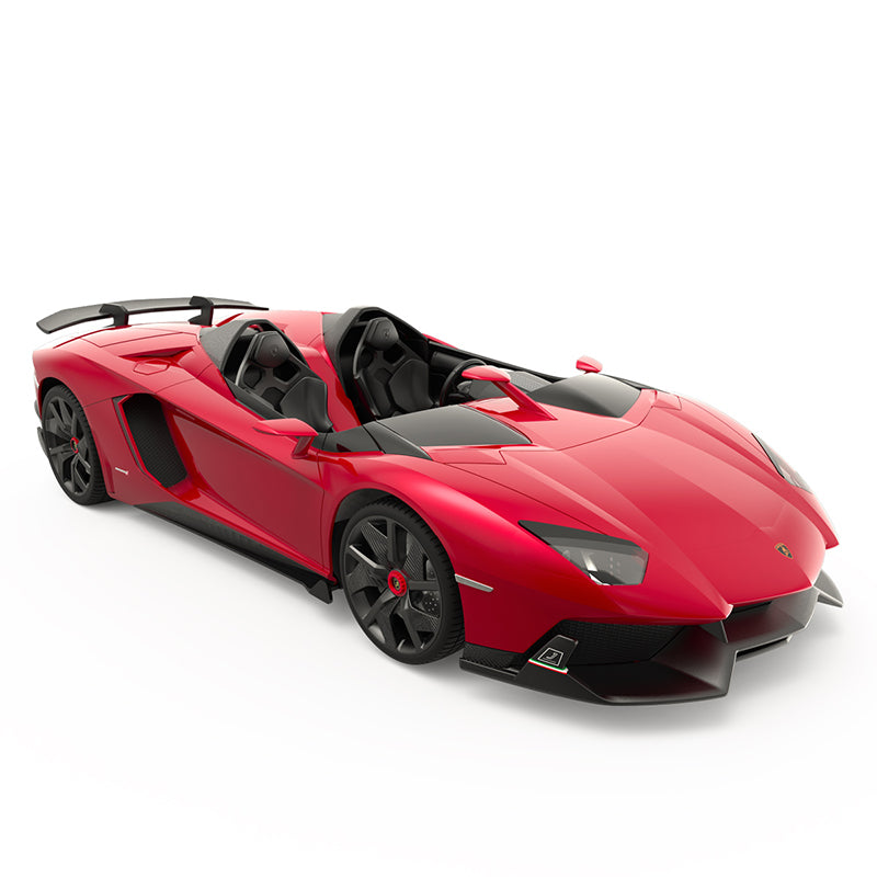 Lamborghini Aventador J RC Car 1/12 Scale Licensed Remote Control Toy Car with Working Lights by Rastar