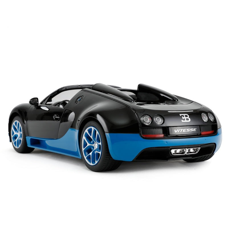 Bugatti Veyron 16.4 Grand Sport Vitesse RC Car 1/14 Scale Licensed Remote Control Toy Car with Working Lights by Rastar