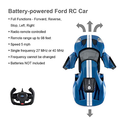Rastar 1:14 R/C FORD GT Remote Control Car for Kids and Adults (Doors Manually) - Voltz Toys