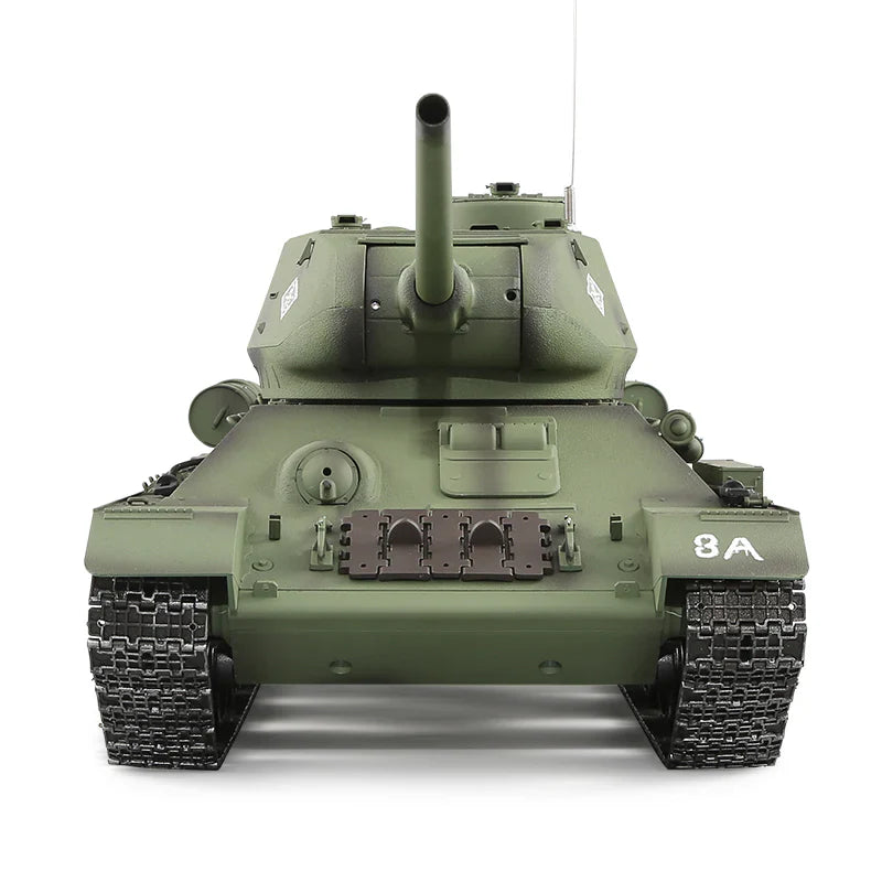 Heng Long® 1/16 RC Battle Tank T-34/85 – Upgrade Edition – Metal Gearbox, Infrared Battle & Real Sound Effects