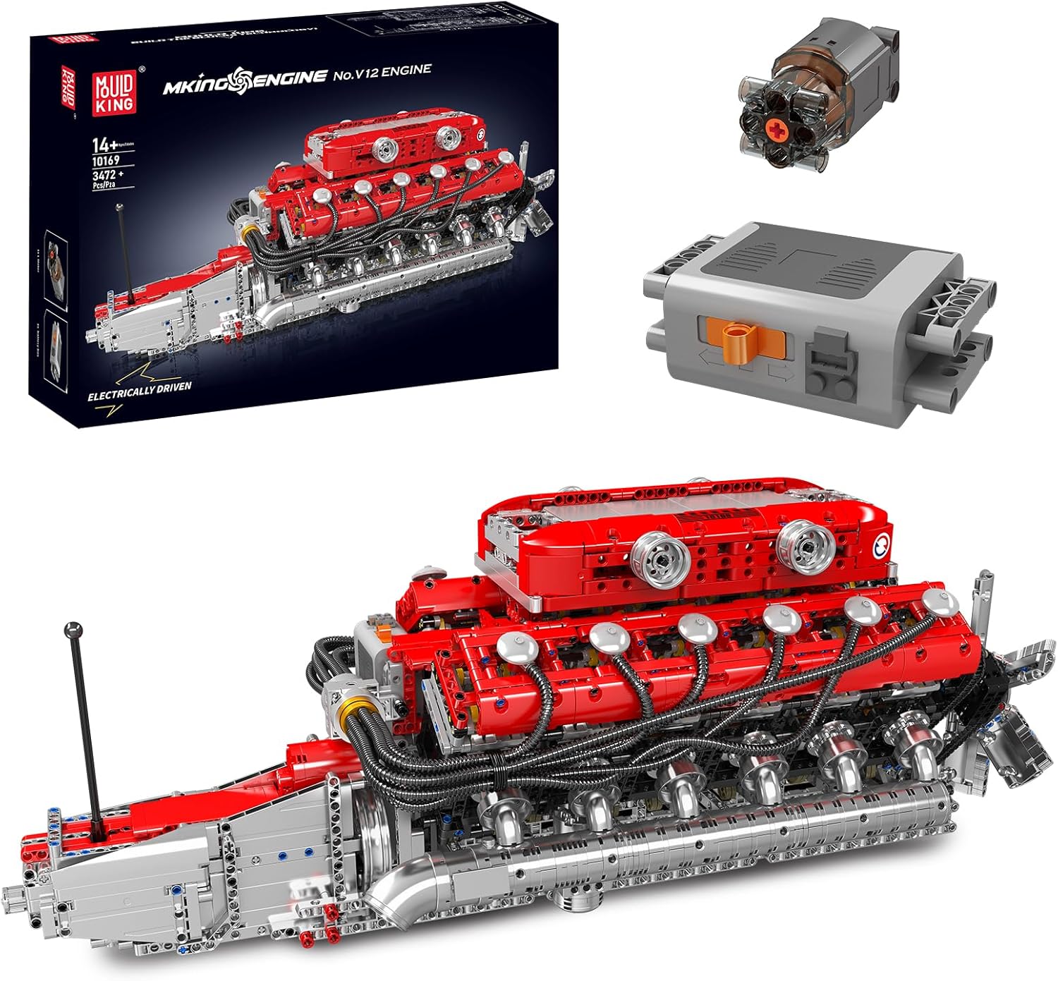 Mould King Lambo V12 Engine Building Sets - (3472 Pieces)