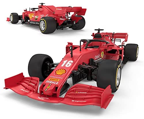 Ferrari SF1000 F1 Supercar 1/16 Scale DIY Building Kit Licensed with Remote Control and Customization Stickers by Rastar, 65pcs