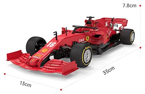Ferrari SF1000 F1 Supercar 1/16 Scale DIY Building Kit Licensed with Remote Control and Customization Stickers by Rastar, 65pcs