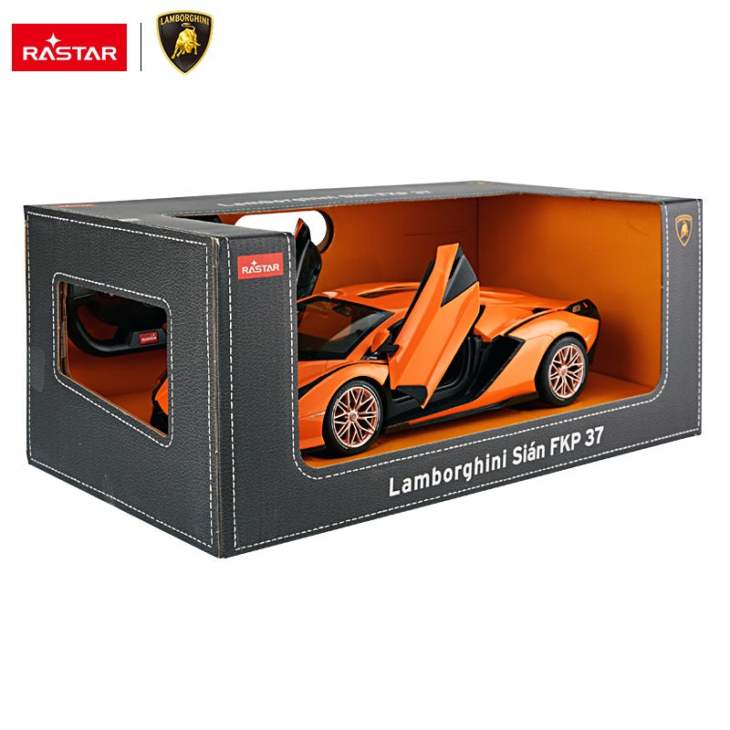 【COMING SOON】Rastar 1:14 R/C Lamborghini SIAN FKP 37 Remote Control Car- Orange - Voltz Toys