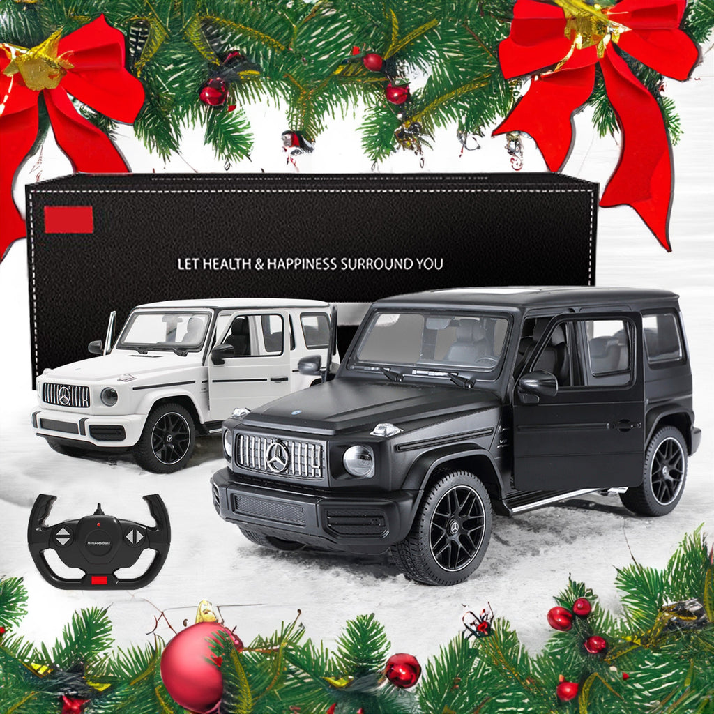 Mercedes-Benz AMG G63 RC Car 1/14 Scale Licensed Remote Control Toy Car with Open Doors and Working Lights by Rastar