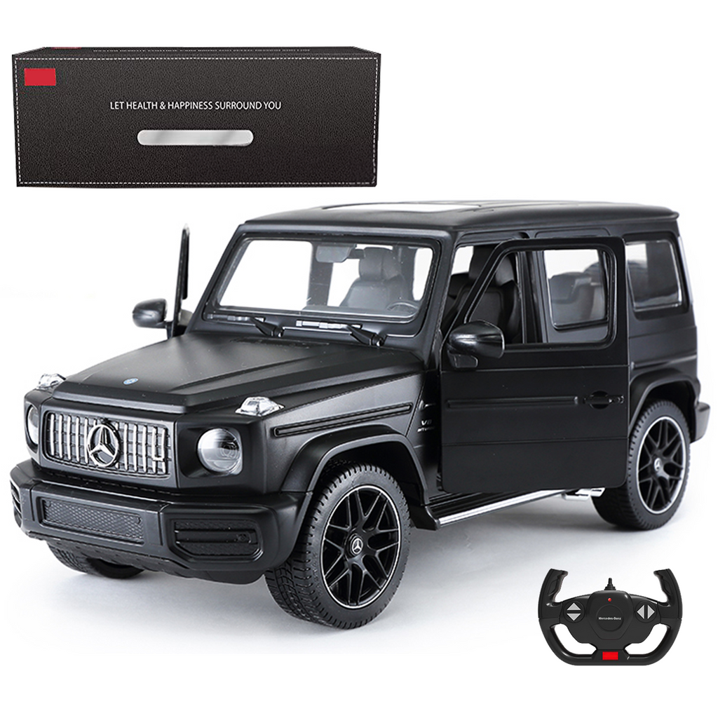 Mercedes-Benz AMG G63 RC Car 1/14 Scale Licensed Remote Control Toy Car with Open Doors and Working Lights by Rastar