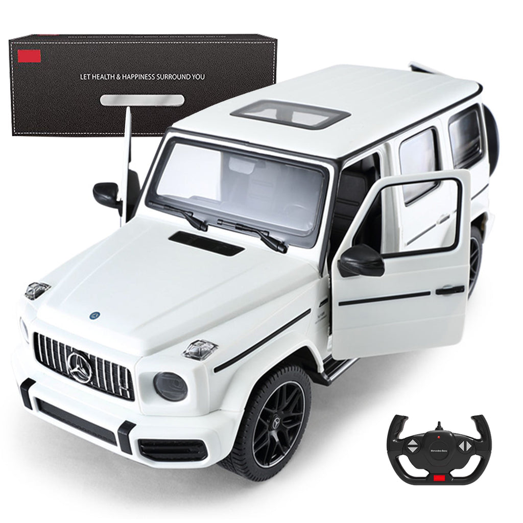 Mercedes-Benz AMG G63 RC Car 1/14 Scale Licensed Remote Control Toy Car with Open Doors and Working Lights by Rastar