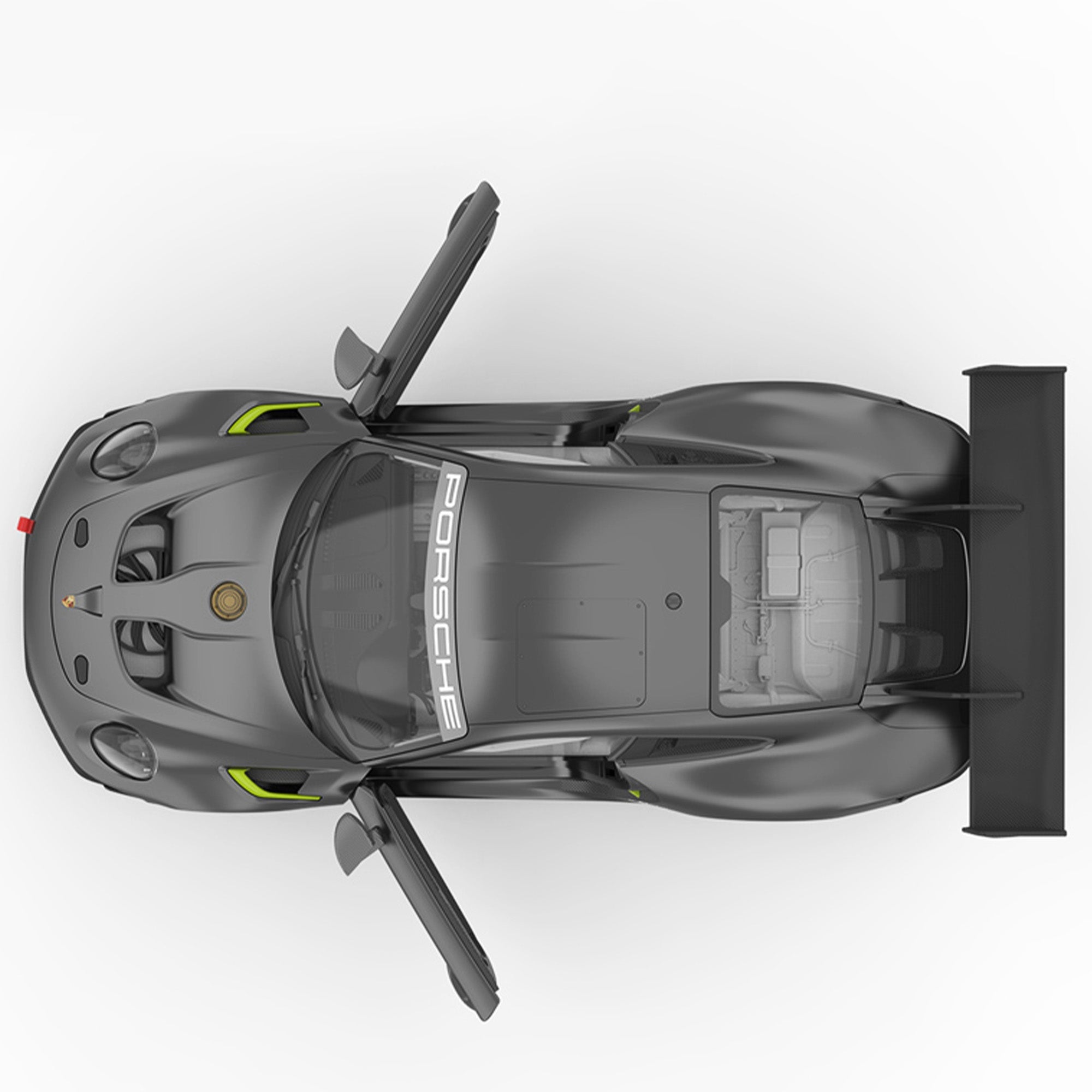 Porsche 911 GT2 RS Clubsport 25 RC Car 1/14 Scale Licensed Remote Control Toy Car with Working Lights by Rastar