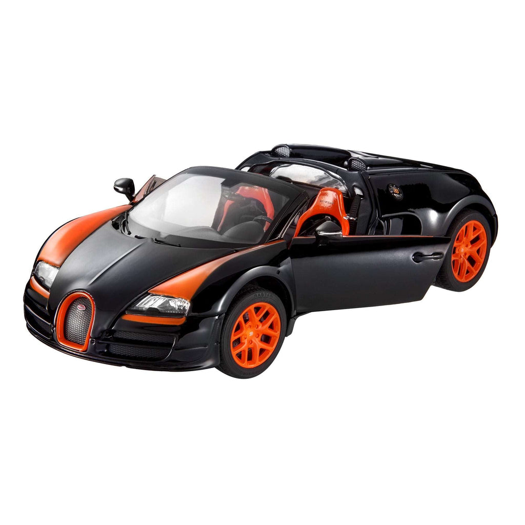 【DIECAST】Rastar 1/18 Scale Model 43900 - Bugatti Veyron 16.4 Grand Sport Vitesse - Black - Voltz Toys