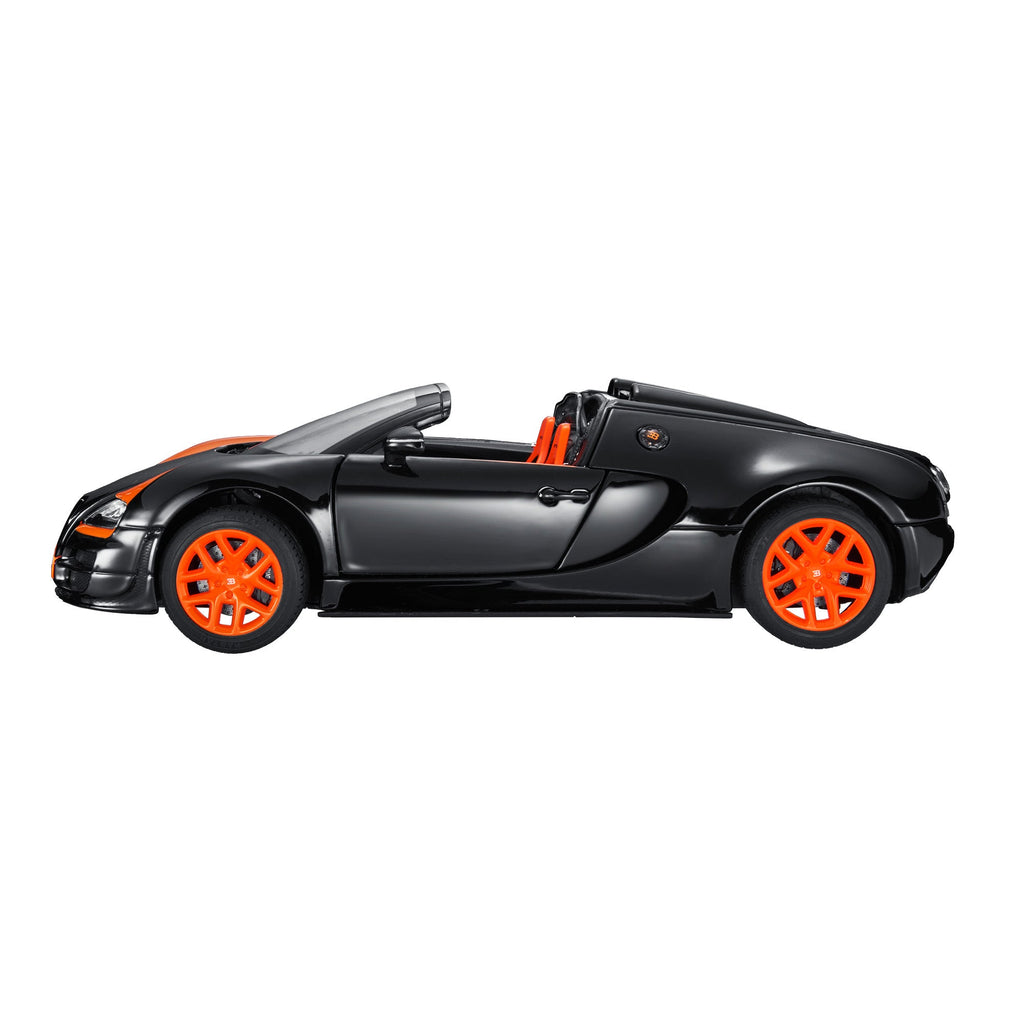 【DIECAST】Rastar 1/18 Scale Model 43900 - Bugatti Veyron 16.4 Grand Sport Vitesse - Black - Voltz Toys