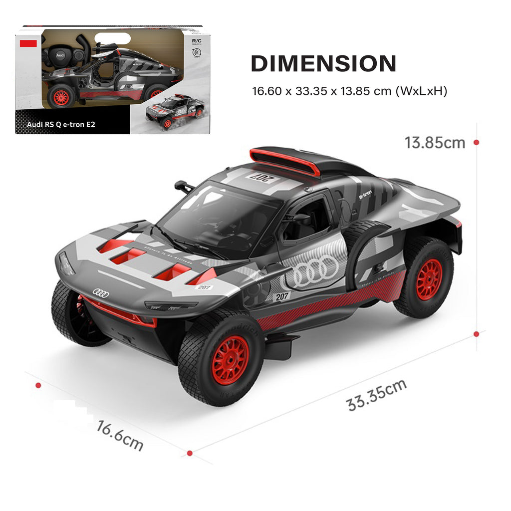 AUDI RS Q e-tron RC Car 1/14 Scale Licensed Remote Control Toy Car by Rastar