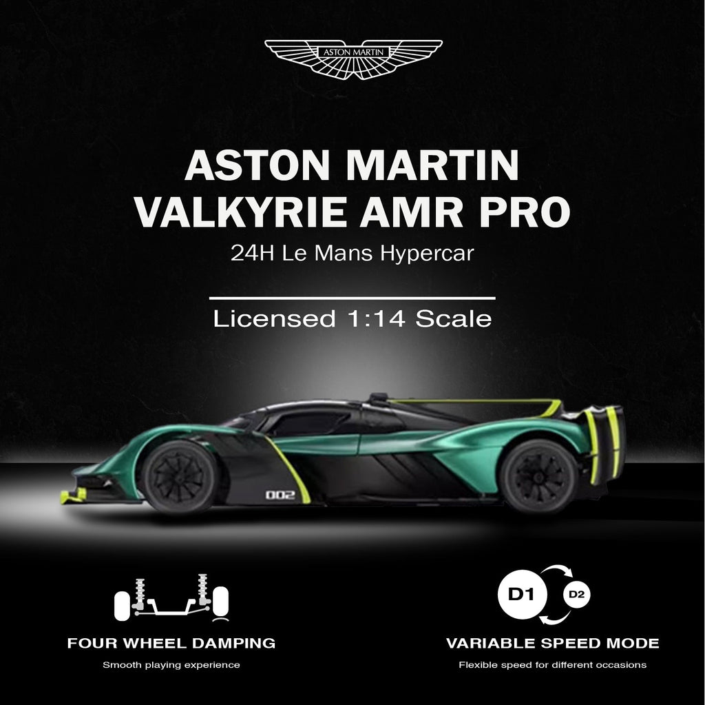 Aston Martin Valkyrie AMR Pro RC Car 1/14 Scale Licensed Remote Control Toy Car by Rastar