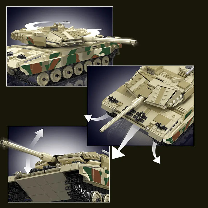 MouldKing 20020S Leopard 2 Tank Brick
