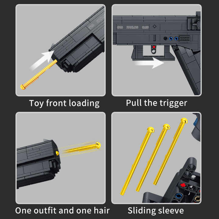 Panlos 670010 G18 Pistol Gun Brick