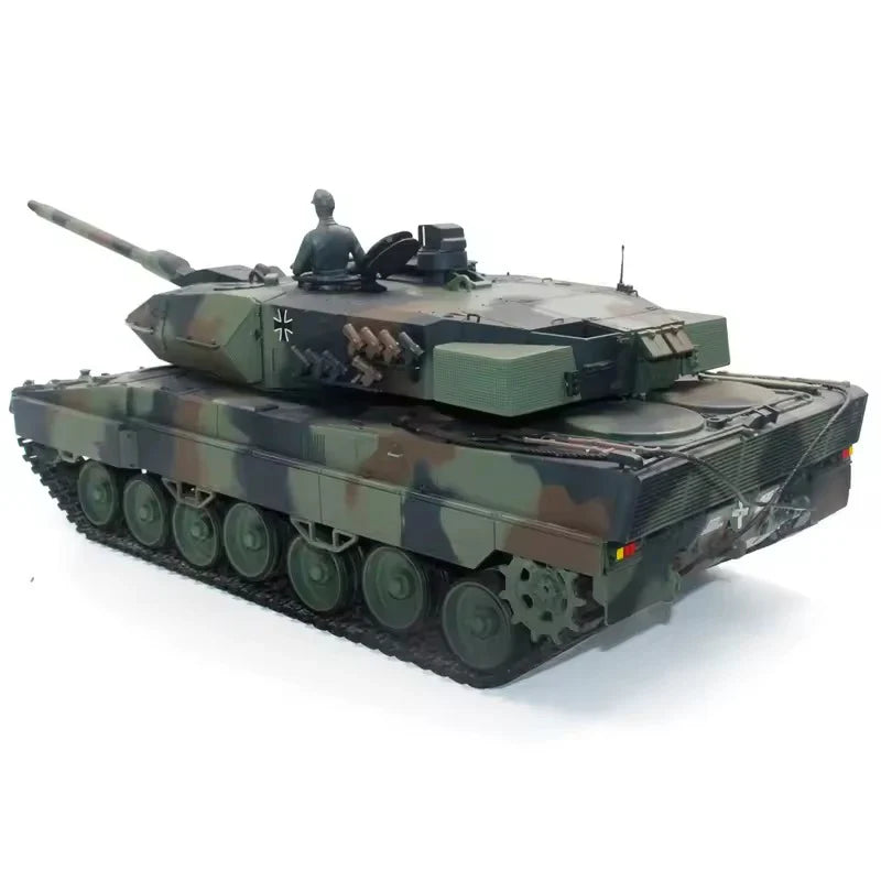 Heng Long® 1/16 RC Battle Tank Leopard 2A6 – Upgrade Edition – Metal Gearbox, Infrared Battle & Real Sound Effects