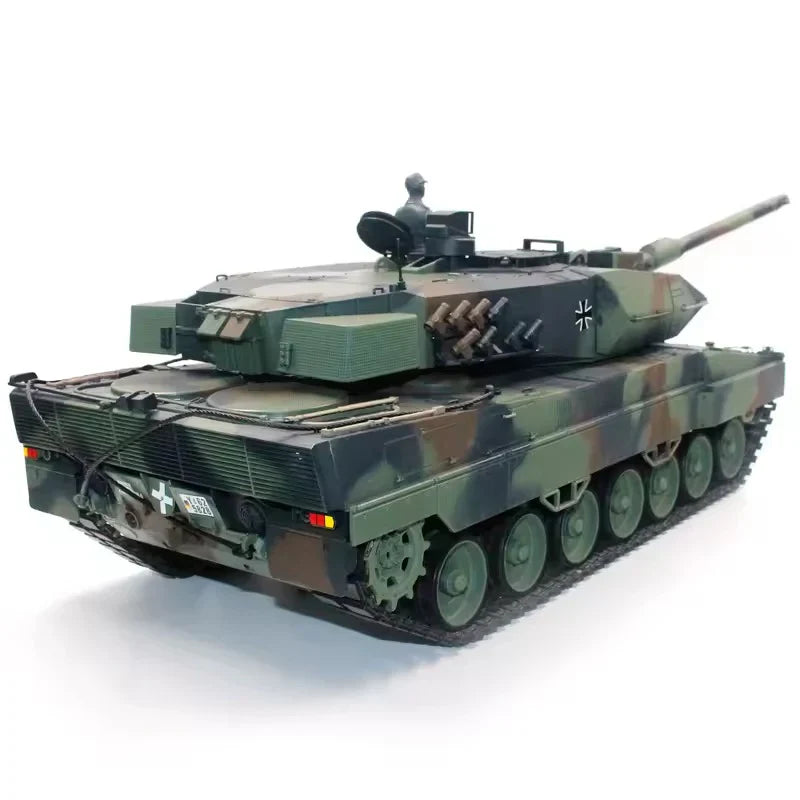 Heng Long® 1/16 RC Battle Tank Leopard 2A6 – Upgrade Edition – Metal Gearbox, Infrared Battle & Real Sound Effects