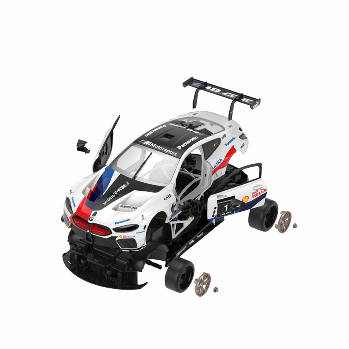 Rastar 1:18 BMW M8 GTE Building kit, Voltz Toys