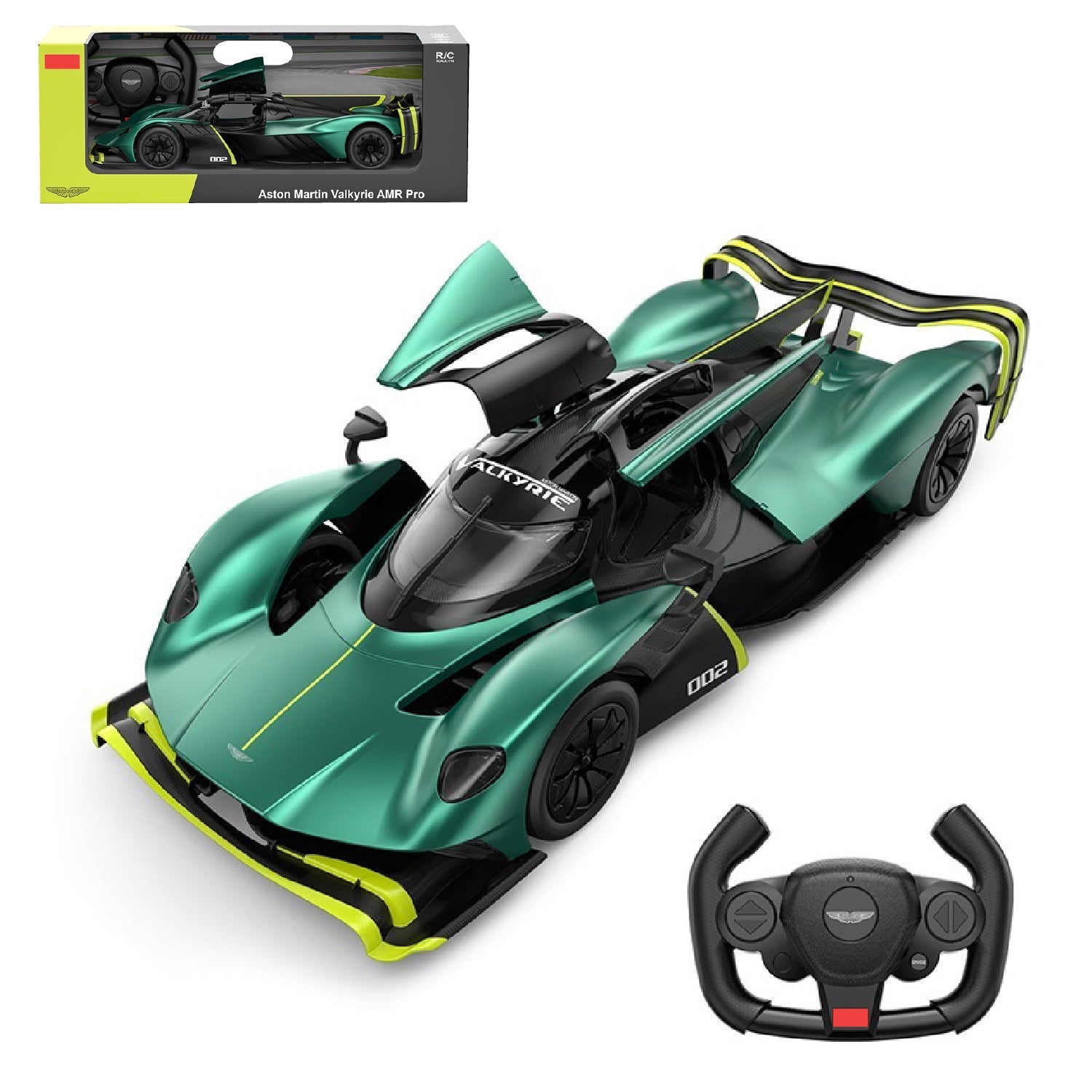 Aston Martin Valkyrie AMR Pro RC Car 1/14 Scale Licensed Remote Control Toy Car by Rastar