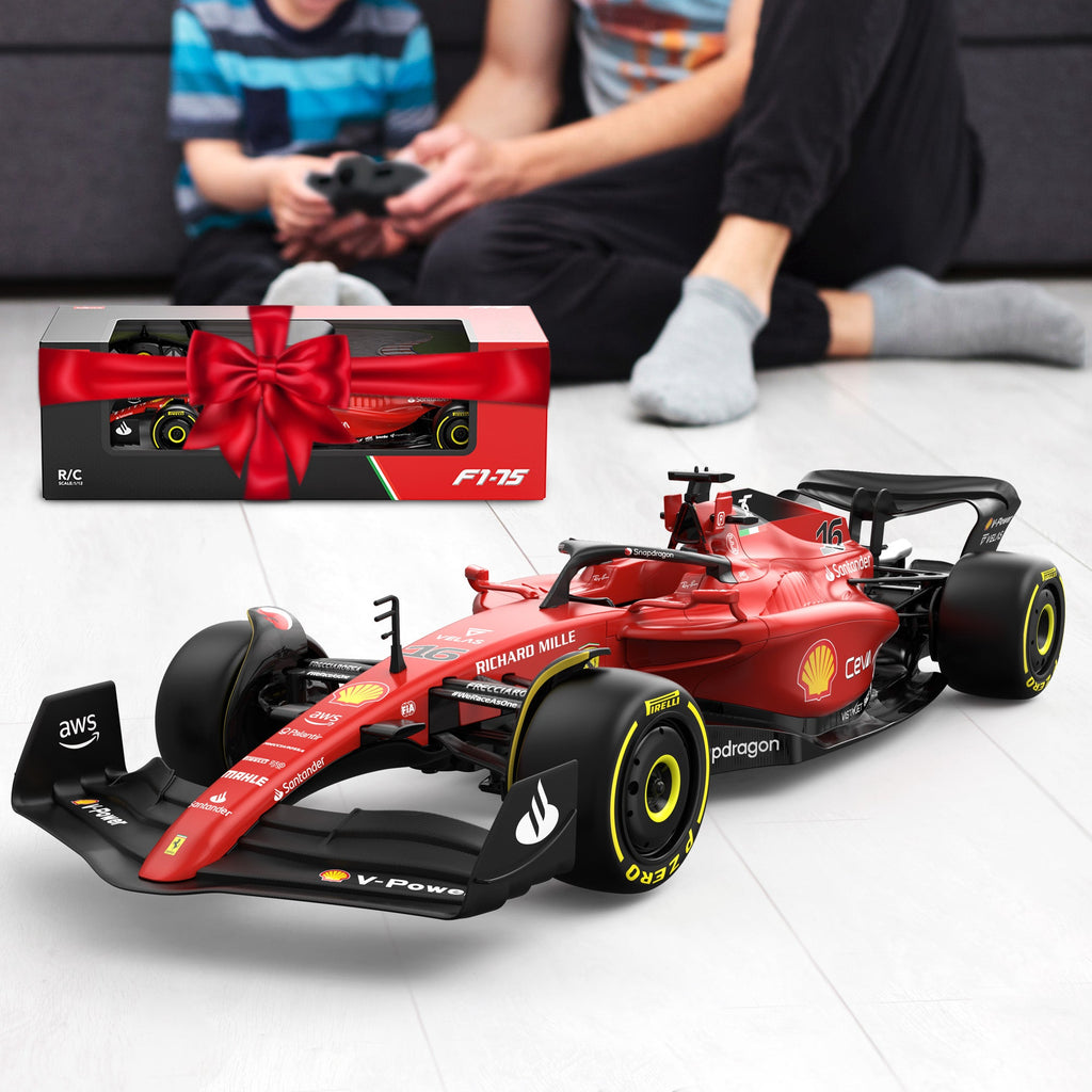 Ferrari F1 75 RC Car 1/12 Scale Licensed Remote Control Toy Car, Official F1 Merchandise by Rastar