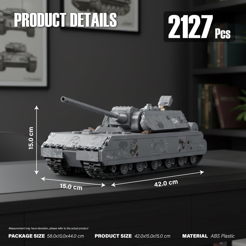 Panlos 628009 Panzer VIII Maus Tank Brick