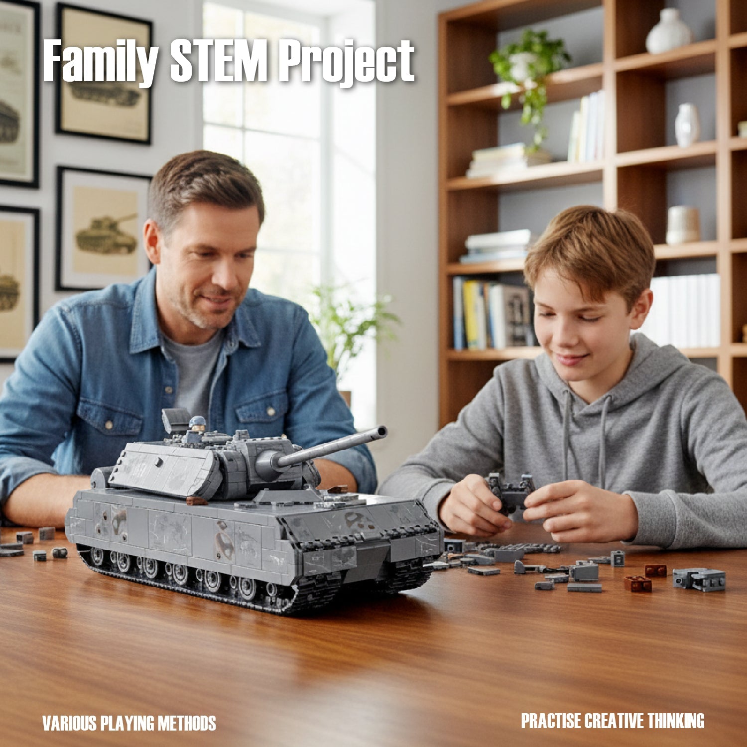 Panlos 628009 Panzer VIII Maus Tank Brick