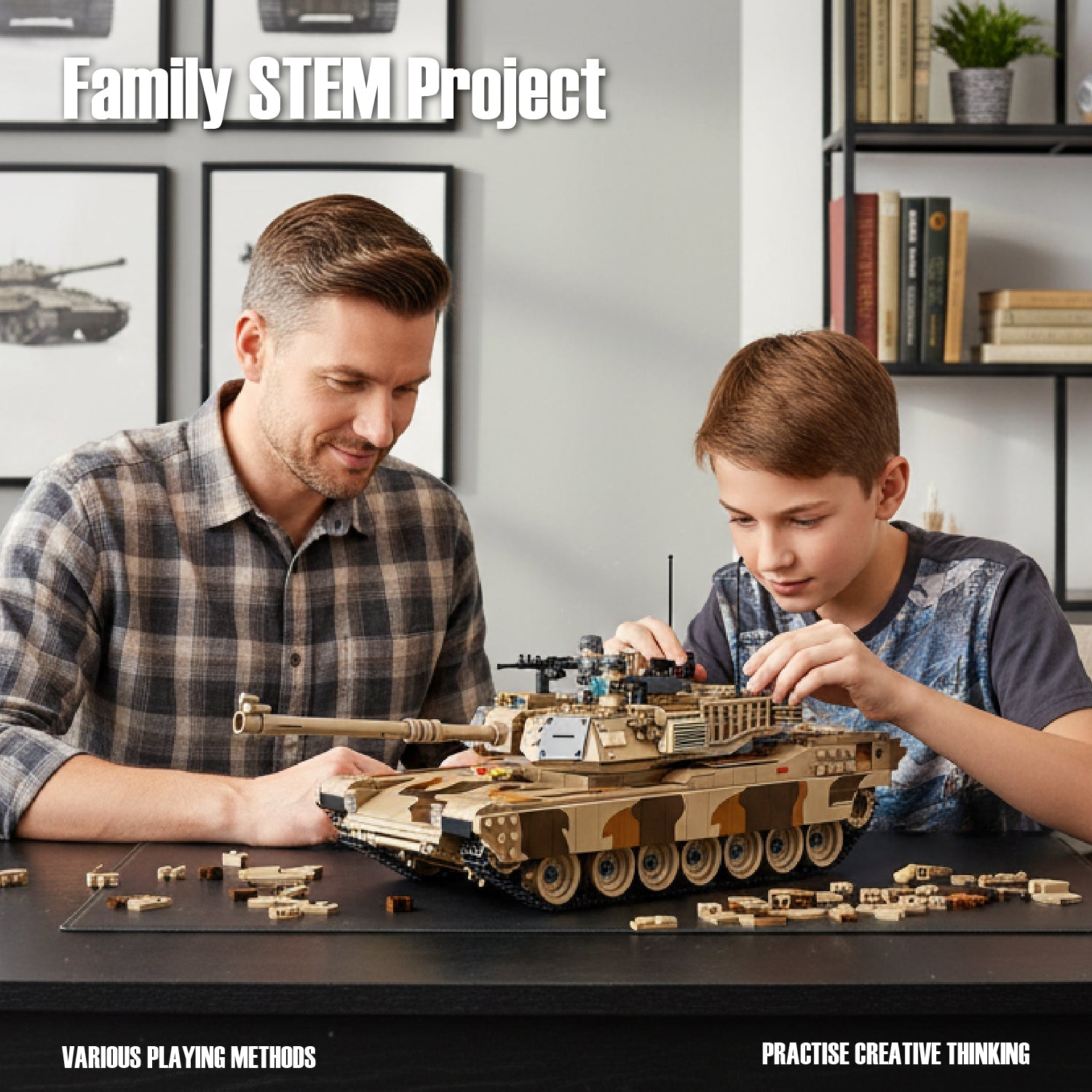 Panlos M1A2 Abrams Tank Brick