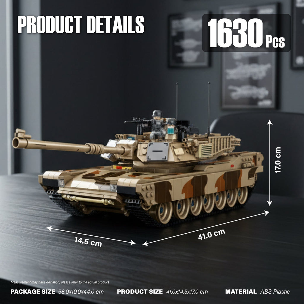 Panlos M1A2 Abrams Tank Brick