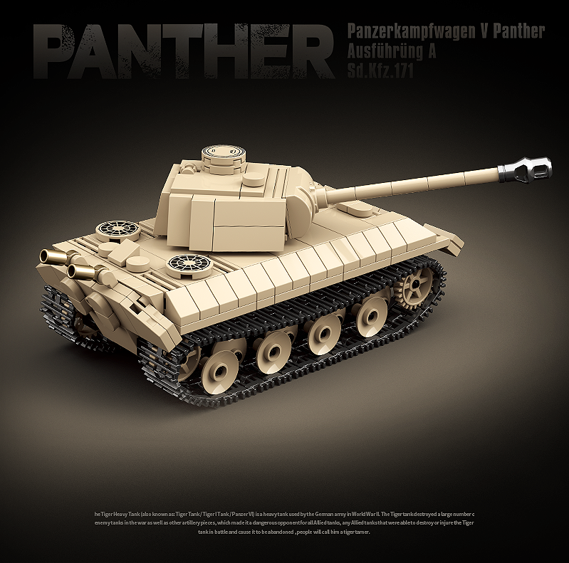 Pantehr V Tank - 472Pcs