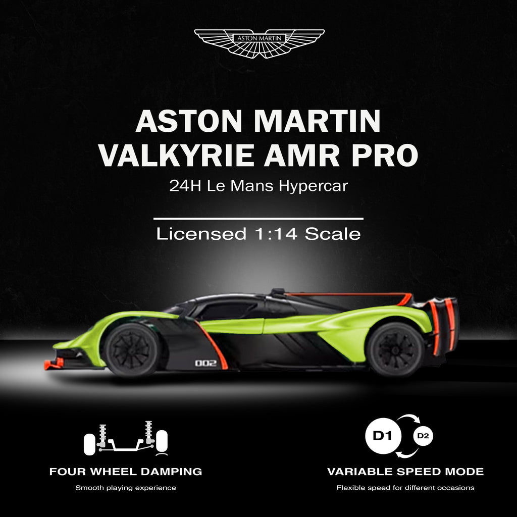 Aston Martin Valkyrie AMR Pro RC Car 1/14 Scale Licensed Remote Control Toy Car by Rastar