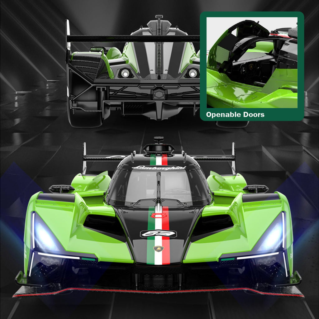 Lamborghini SC63 LMDH RC Car 1/14 Scale Licensed Remote Control Toy Car by Rastar